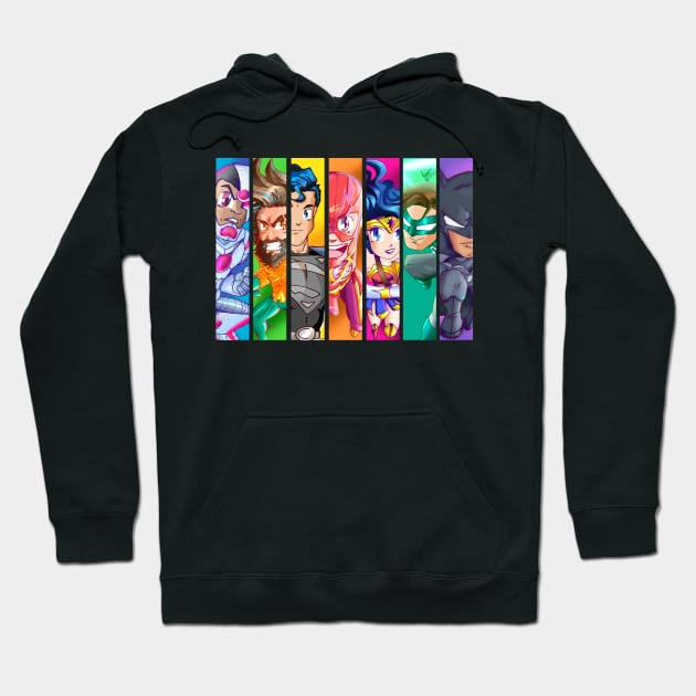 Team Justice (Color version) Hoodie by MorenoArtwork